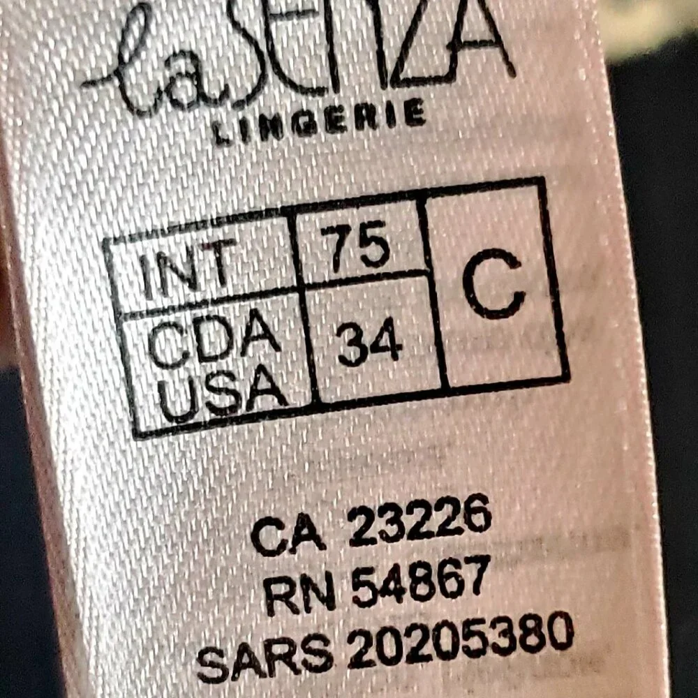 LA SENZA Lingerie Cream Lace Halter Underwire Bra Style 34C Very Good Condition - Picture 10 of 10